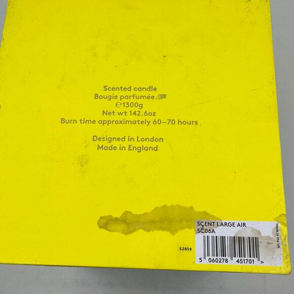 NWT TOM DIXON Air Scented Large Candle - Picture 8 of 8